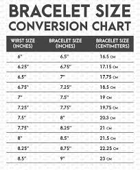 Bracelet Size Guide